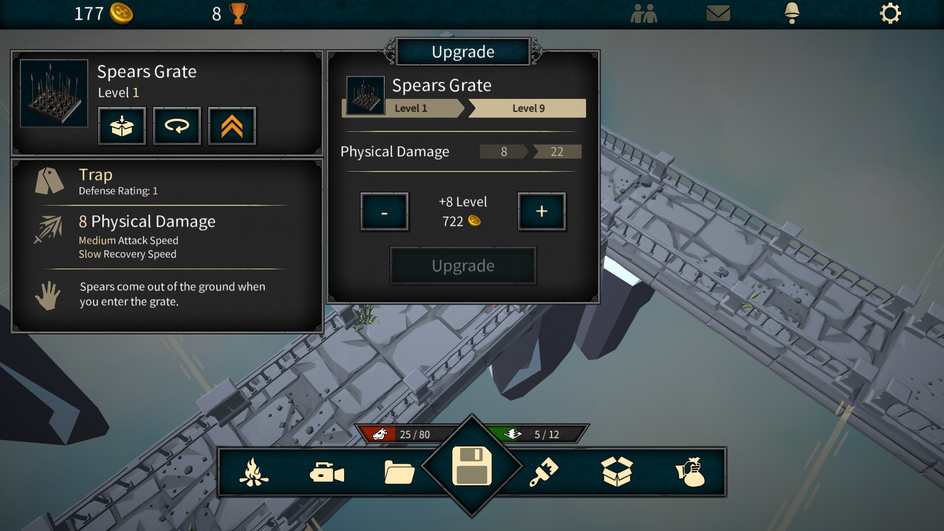 Tormentis castle defense and combat screenshot